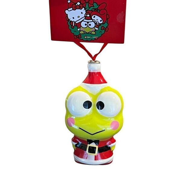 HELLO KITTY AND FRIENDS  KEROPPI Frog 4"  CHRISTMAS ORNAMENT - Picture 3 of 8